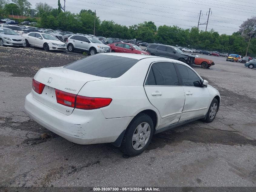 2005 Honda Accord 2.4 Lx VIN: 1HGCM56405A160021 Lot: 39397300