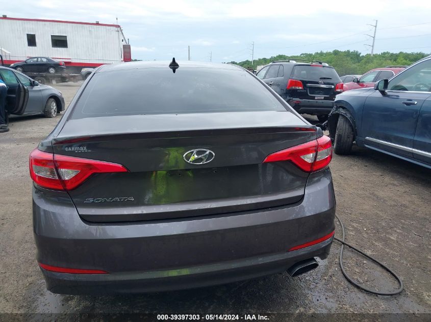 2017 Hyundai Sonata Se VIN: 5NPE24AF9HH540312 Lot: 39397303