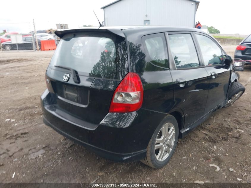 2008 Honda Fit Sport VIN: JHMGD38628S044044 Lot: 39397313