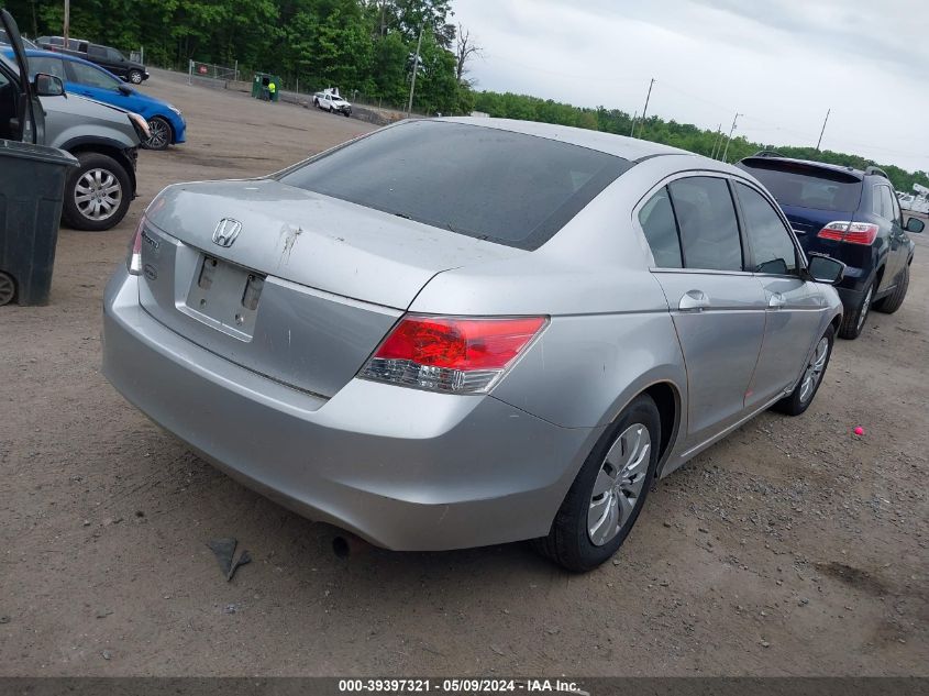 2010 Honda Accord 2.4 Lx VIN: 1HGCP2F39AA143001 Lot: 39397321