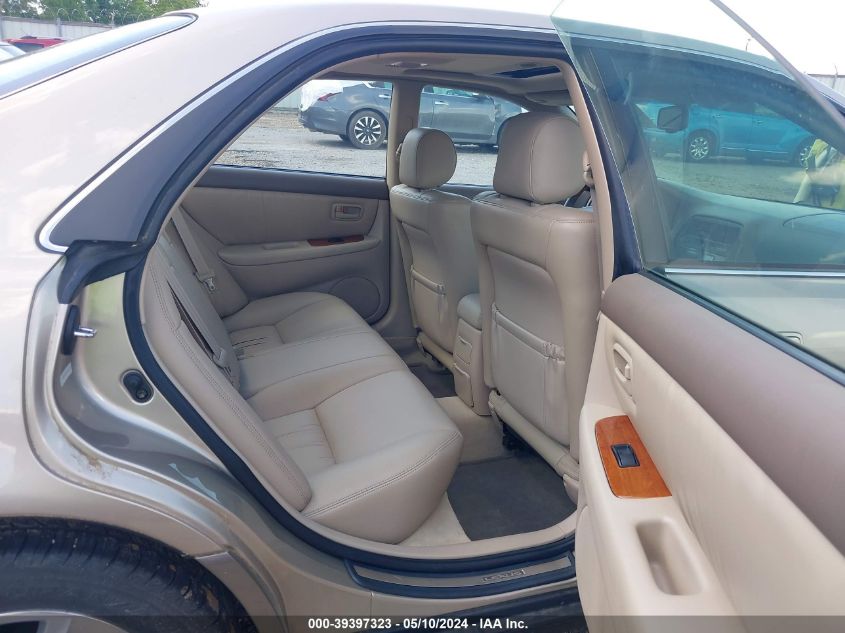 2000 Lexus Es 300 VIN: JT8BF28GXY0262705 Lot: 39397323