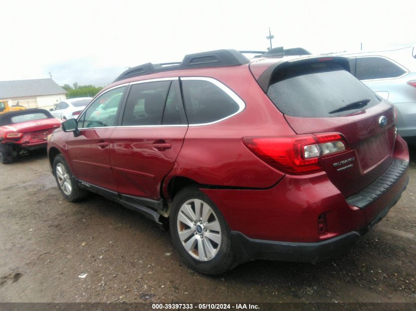 2017 Subaru Outback 2.5I Premium VIN: 4S4BSAHC2H3294692 Lot: 39397333