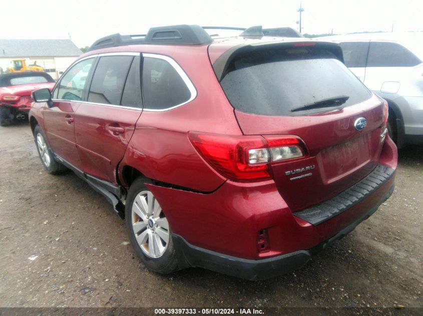 2017 Subaru Outback 2.5I Premium VIN: 4S4BSAHC2H3294692 Lot: 39397333