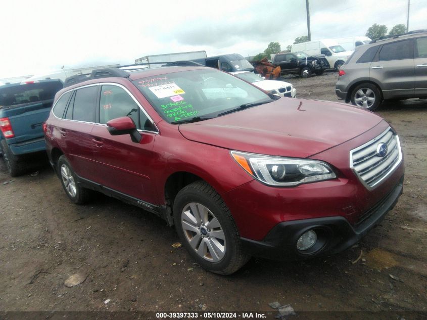 2017 Subaru Outback 2.5I Premium VIN: 4S4BSAHC2H3294692 Lot: 39397333