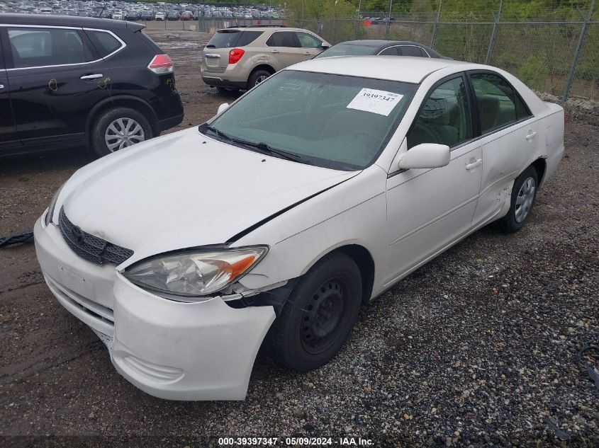 2003 Toyota Camry Le VIN: 4T1BE32K03U122179 Lot: 39397347