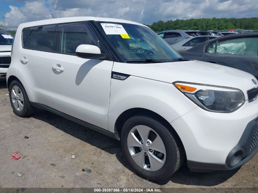 2016 Kia Soul VIN: KNDJN2A25G7400316 Lot: 39397366