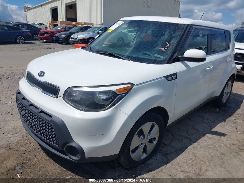 2016 Kia Soul VIN: KNDJN2A25G7400316 Lot: 39397366