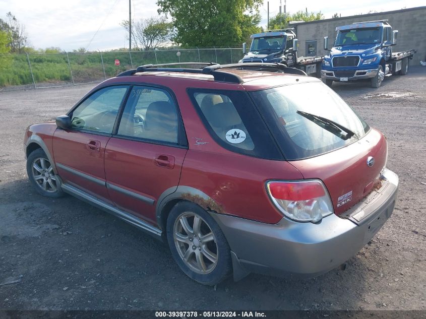 2007 Subaru Impreza Outback Sport VIN: JF1GG63667G814061 Lot: 39397378