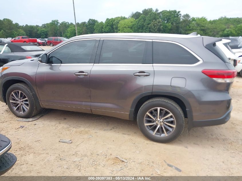 2017 Toyota Highlander Xle VIN: 5TDJZRFHXHS443308 Lot: 39397383