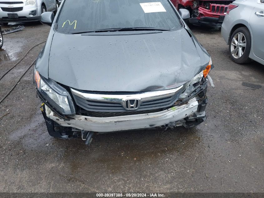 2012 Honda Civic Ex VIN: 19XFB2F87CE365672 Lot: 39397385