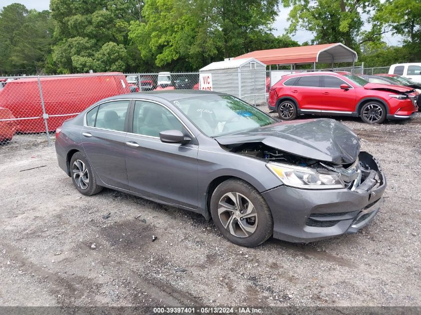 2017 Honda Accord Lx VIN: 1HGCR2F3XHA249056 Lot: 39397401