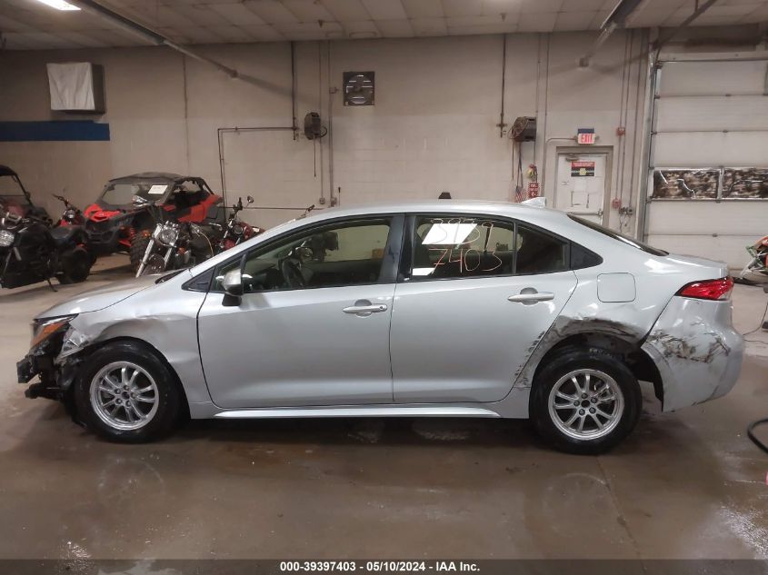 2022 Toyota Corolla Hybrid Le VIN: JTDEAMDE3N3005697 Lot: 39397403