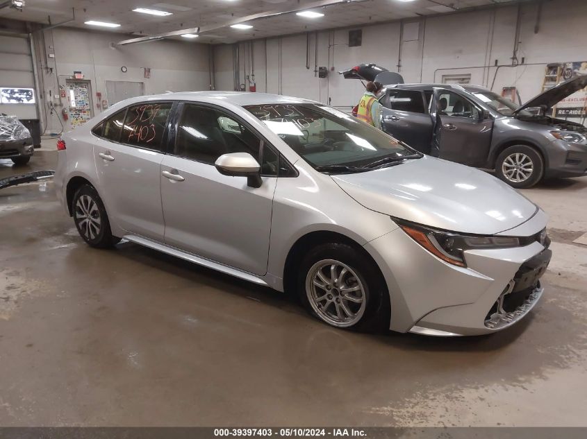 2022 Toyota Corolla Hybrid Le VIN: JTDEAMDE3N3005697 Lot: 39397403