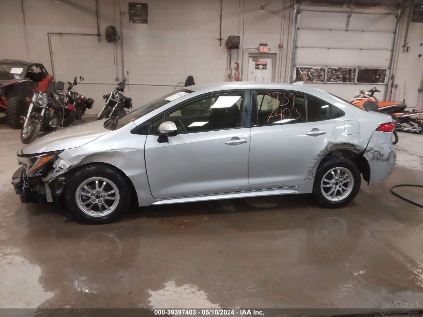 2022 Toyota Corolla Hybrid Le VIN: JTDEAMDE3N3005697 Lot: 39397403