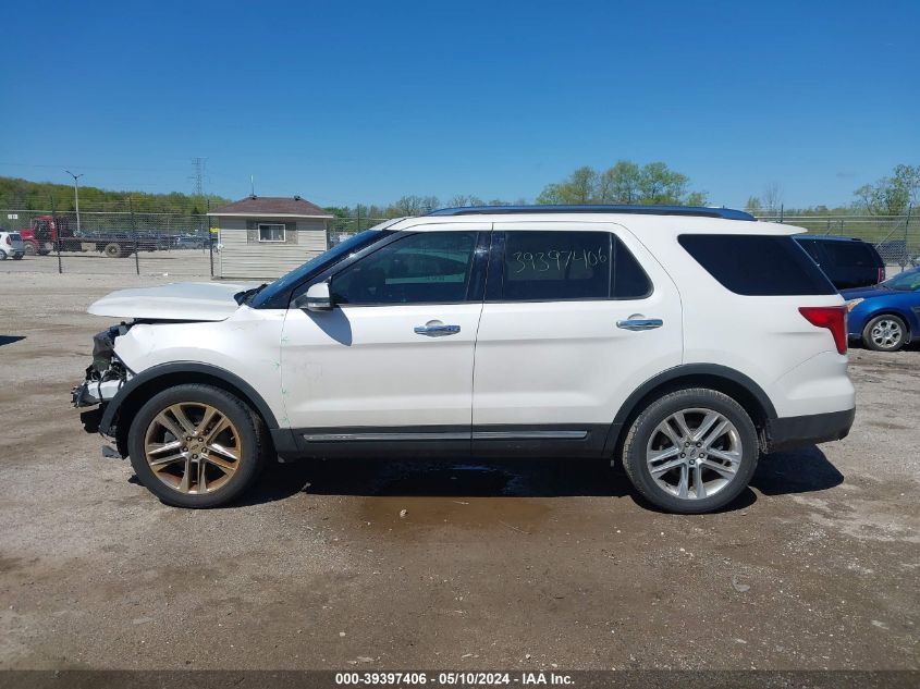 2017 Ford Explorer Limited VIN: 1FM5K7F87HGB50496 Lot: 39397406