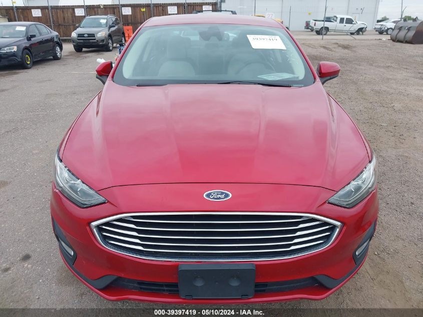 2020 Ford Fusion Se VIN: 3FA6P0HDXLR130097 Lot: 39397419