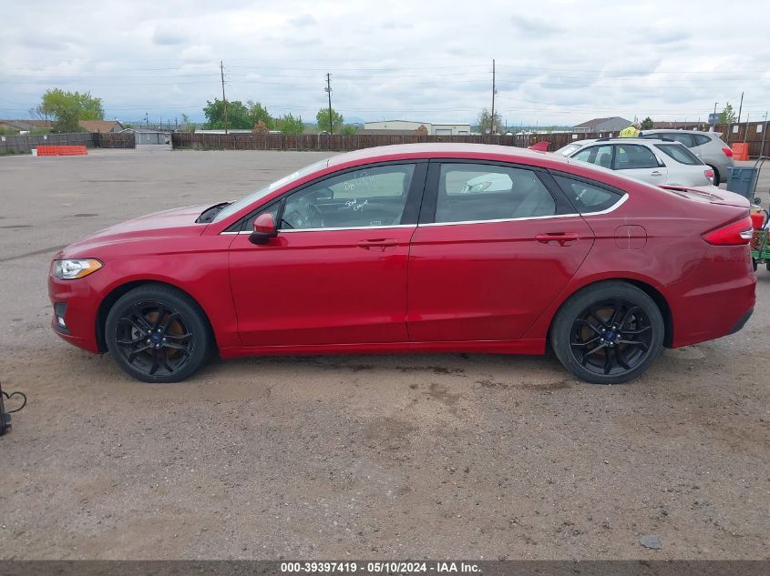 2020 Ford Fusion Se VIN: 3FA6P0HDXLR130097 Lot: 39397419