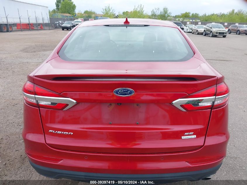 2020 Ford Fusion Se VIN: 3FA6P0HDXLR130097 Lot: 39397419