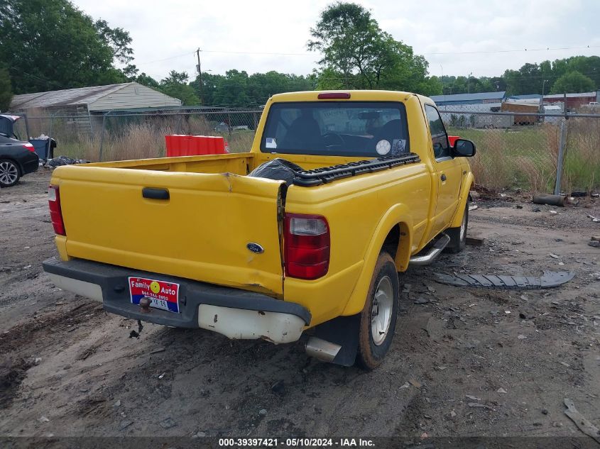 2001 Ford Ranger Edge/Xl/Xlt VIN: 1FTYR10U11TB03493 Lot: 39397421