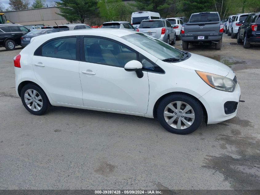 2013 Kia Rio Ex VIN: KNADN5A39D6230337 Lot: 39397428