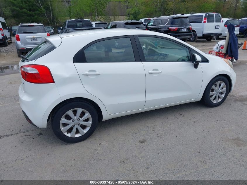 2013 Kia Rio Ex VIN: KNADN5A39D6230337 Lot: 39397428