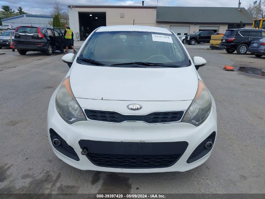 2013 Kia Rio Ex VIN: KNADN5A39D6230337 Lot: 39397428