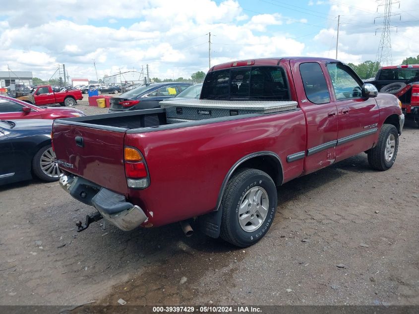 2002 Toyota Tundra Sr5 VIN: 5TBRN34102S267547 Lot: 39397429