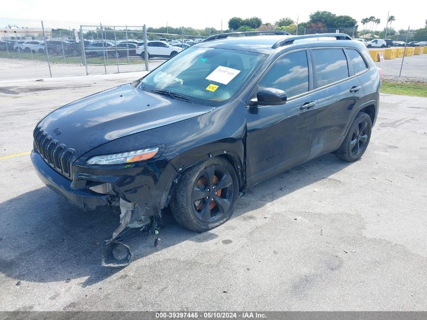 2016 Jeep Cherokee High Altitude VIN: 1C4PJLDBXGW329708 Lot: 39397445