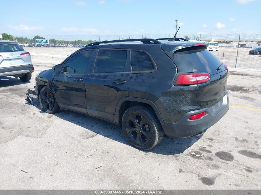 2016 Jeep Cherokee High Altitude VIN: 1C4PJLDBXGW329708 Lot: 39397445