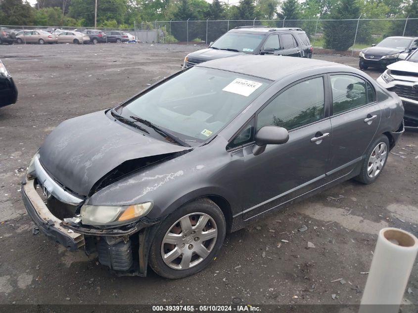 2010 Honda Civic Lx VIN: 2HGFA1F52AH501020 Lot: 39397455