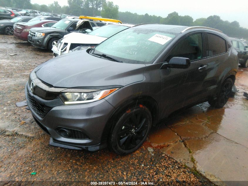 2022 Honda Hr-V 2Wd Sport VIN: 3CZRU5H19NM711698 Lot: 39397473