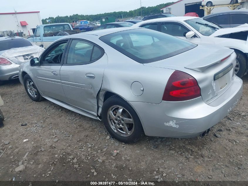 2004 Pontiac Grand Prix Gt2 VIN: 2G2WS522741173559 Lot: 39397477