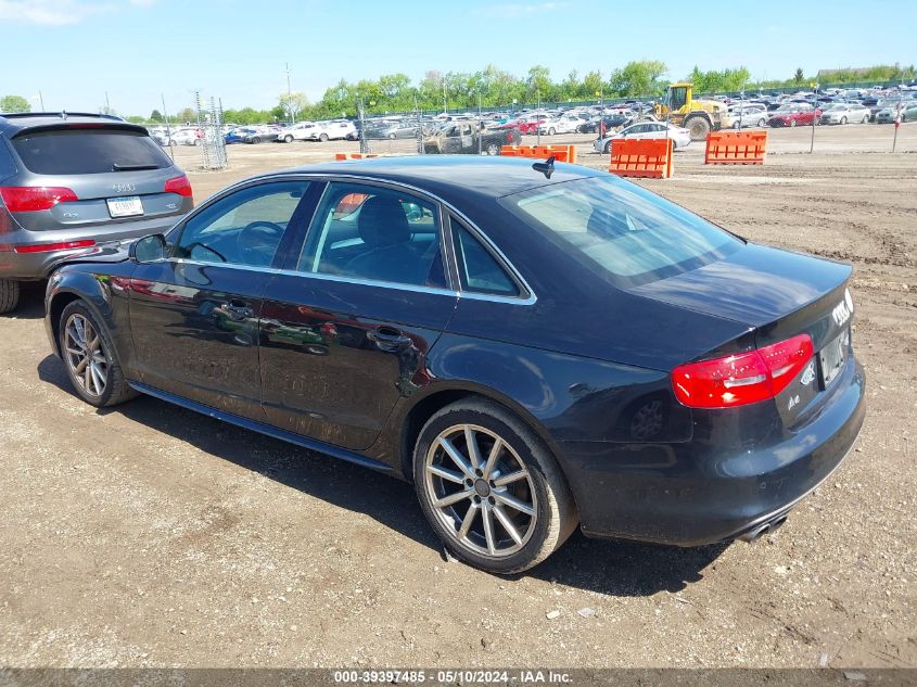 2014 Audi A4 2.0T Premium VIN: WAUFFAFLXEN028007 Lot: 39397485