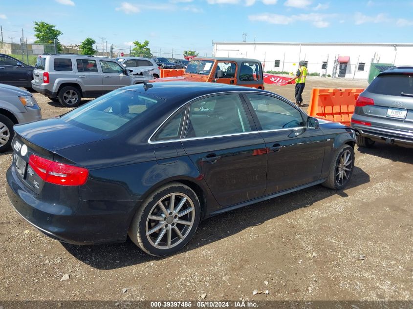 2014 AUDI A4 PREMIUM PLUS - WAUFFAFLXEN028007