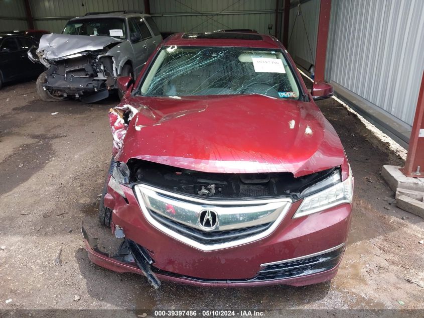 2016 ACURA TLX VIN: 19UUB1F58GA011046
