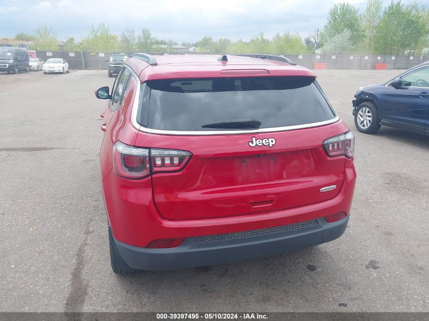 2019 Jeep Compass Latitude Fwd VIN: 3C4NJCBBXKT614921 Lot: 39397495