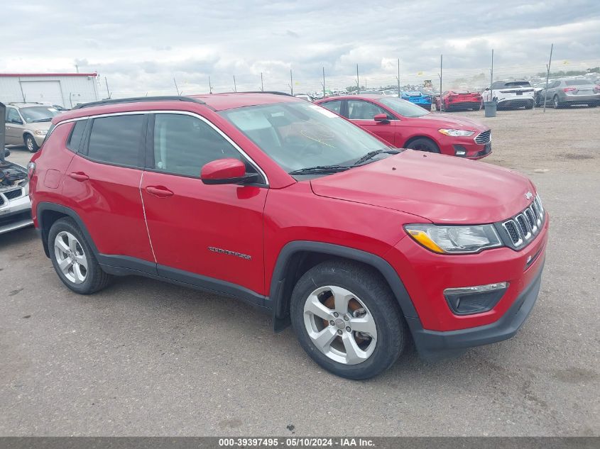 2019 Jeep Compass Latitude Fwd VIN: 3C4NJCBBXKT614921 Lot: 39397495