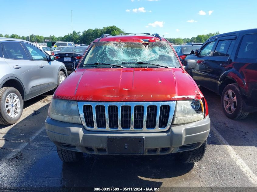 2002 Jeep Grand Cherokee Laredo VIN: 1J4GW48S12C315315 Lot: 39397509