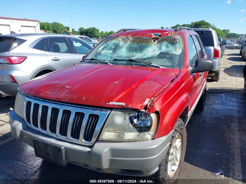 2002 Jeep Grand Cherokee Laredo VIN: 1J4GW48S12C315315 Lot: 39397509