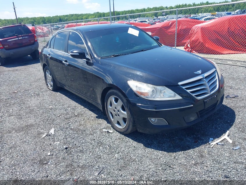 2010 Hyundai Genesis 3.8 VIN: KMHGC4DE0AU090193 Lot: 39397518