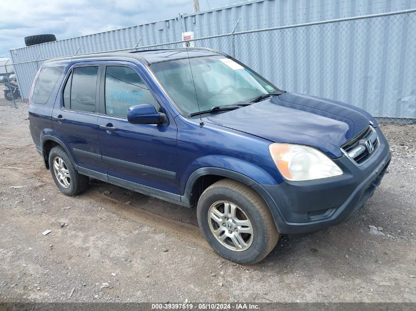 2003 Honda Cr-V Ex VIN: SHSRD78843U112457 Lot: 39397519