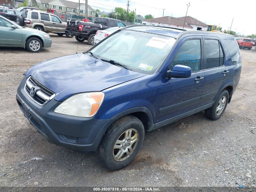 2003 Honda Cr-V Ex VIN: SHSRD78843U112457 Lot: 39397519