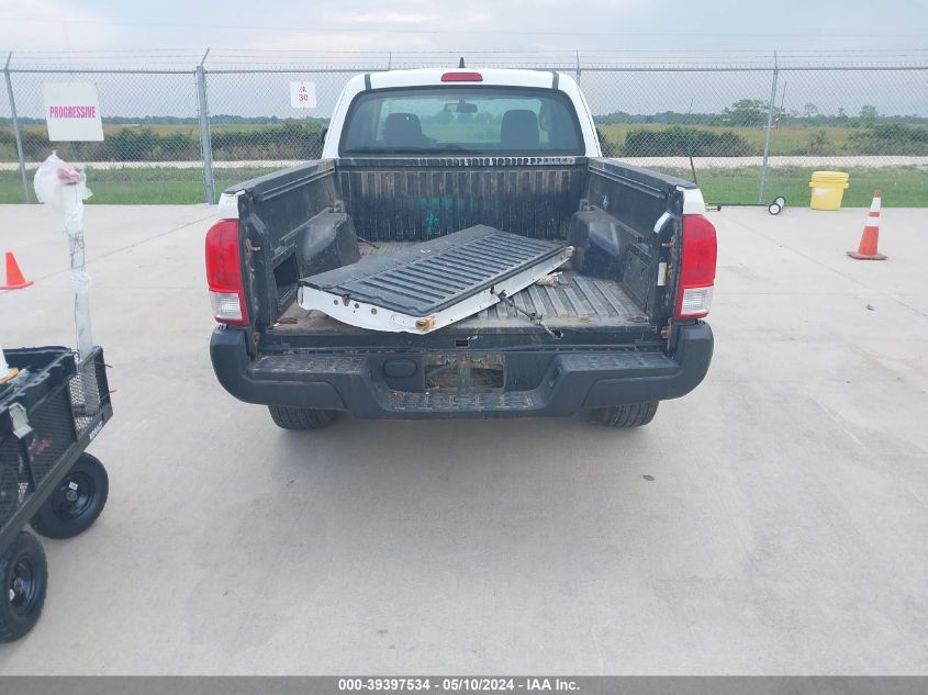 2016 Toyota Tacoma Sr VIN: 5TFRX5GN0GX069581 Lot: 39397534