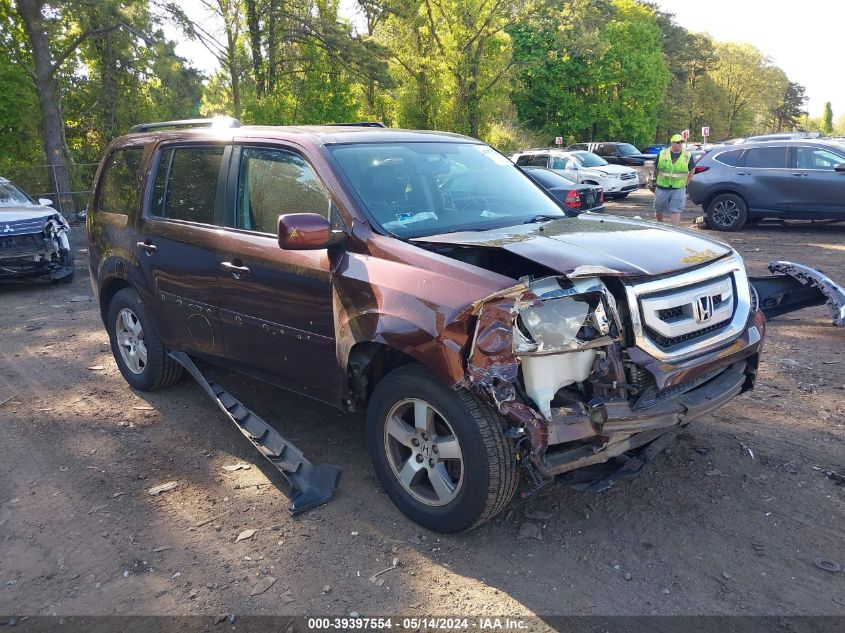 2011 Honda Pilot Ex-L VIN: 5FNYF4H52BB091608 Lot: 39397554