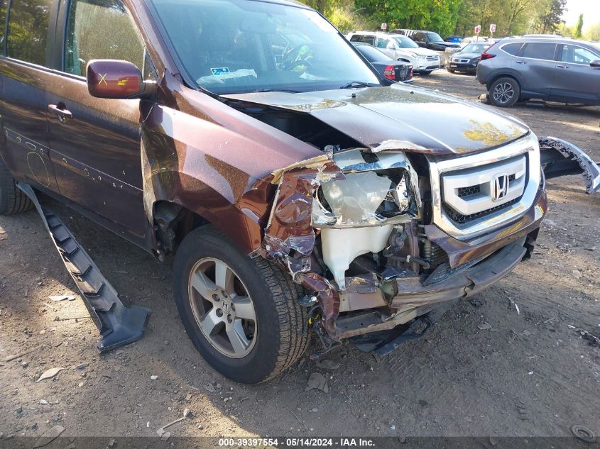 2011 Honda Pilot Ex-L VIN: 5FNYF4H52BB091608 Lot: 39397554