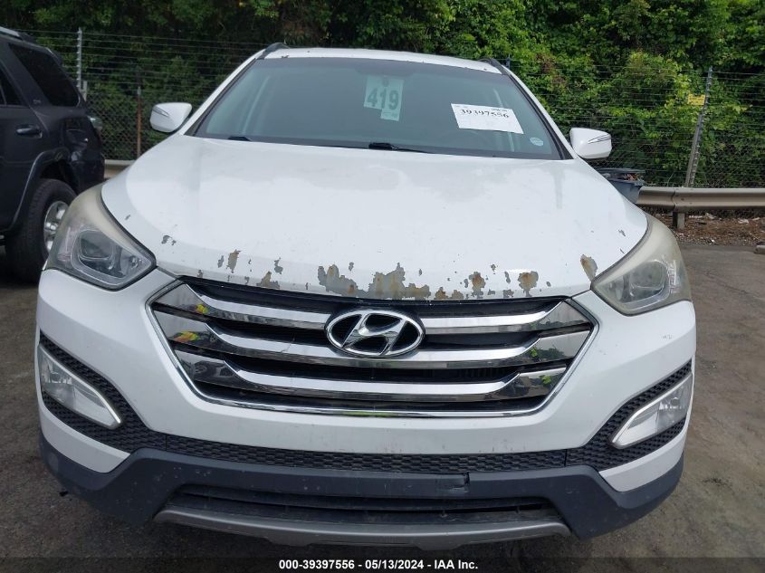 2013 Hyundai Santa Fe Sport 2.0T VIN: 5XYZU3LA6DG074587 Lot: 39397556