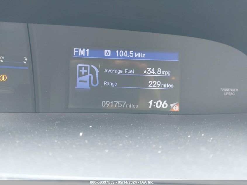 2012 Honda Civic Lx VIN: 19XFB2F58CE370708 Lot: 39397559