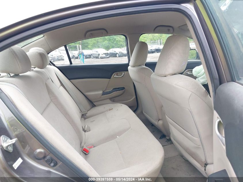 2012 Honda Civic Lx VIN: 19XFB2F58CE370708 Lot: 39397559