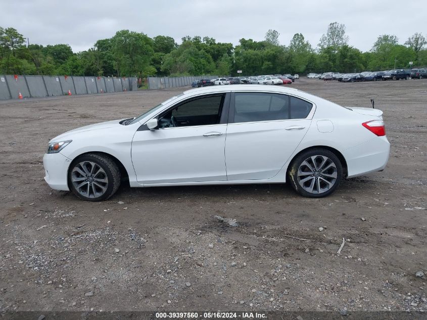 2015 Honda Accord Sport VIN: 1HGCR2F58FA204552 Lot: 39397560