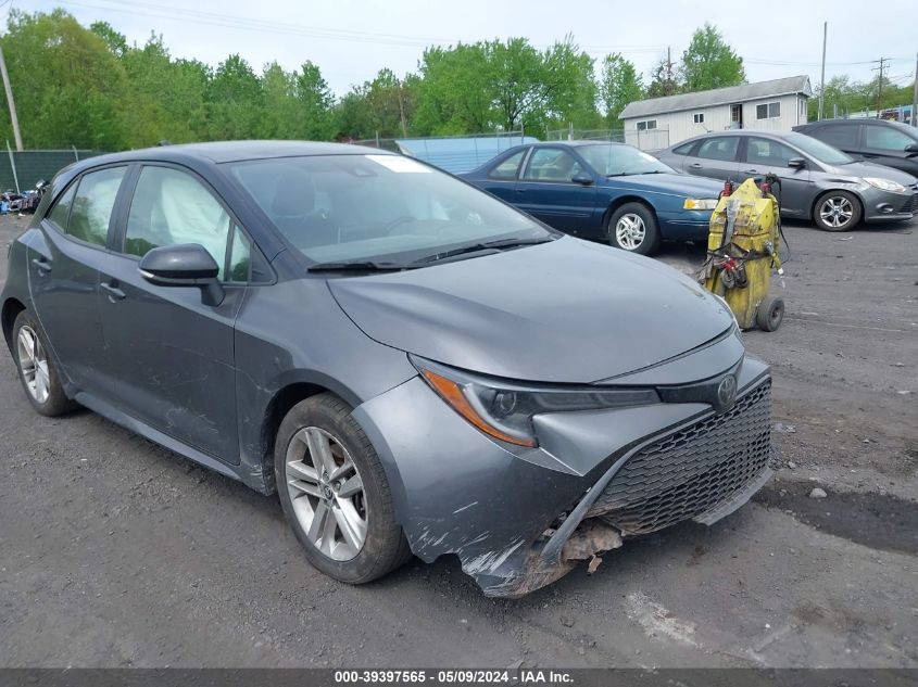 2021 Toyota Corolla Se VIN: JTNB4MBE2M3123537 Lot: 39397565